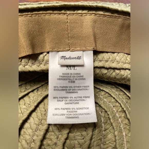 Madewell Straw Hat - Picture 2 of 3